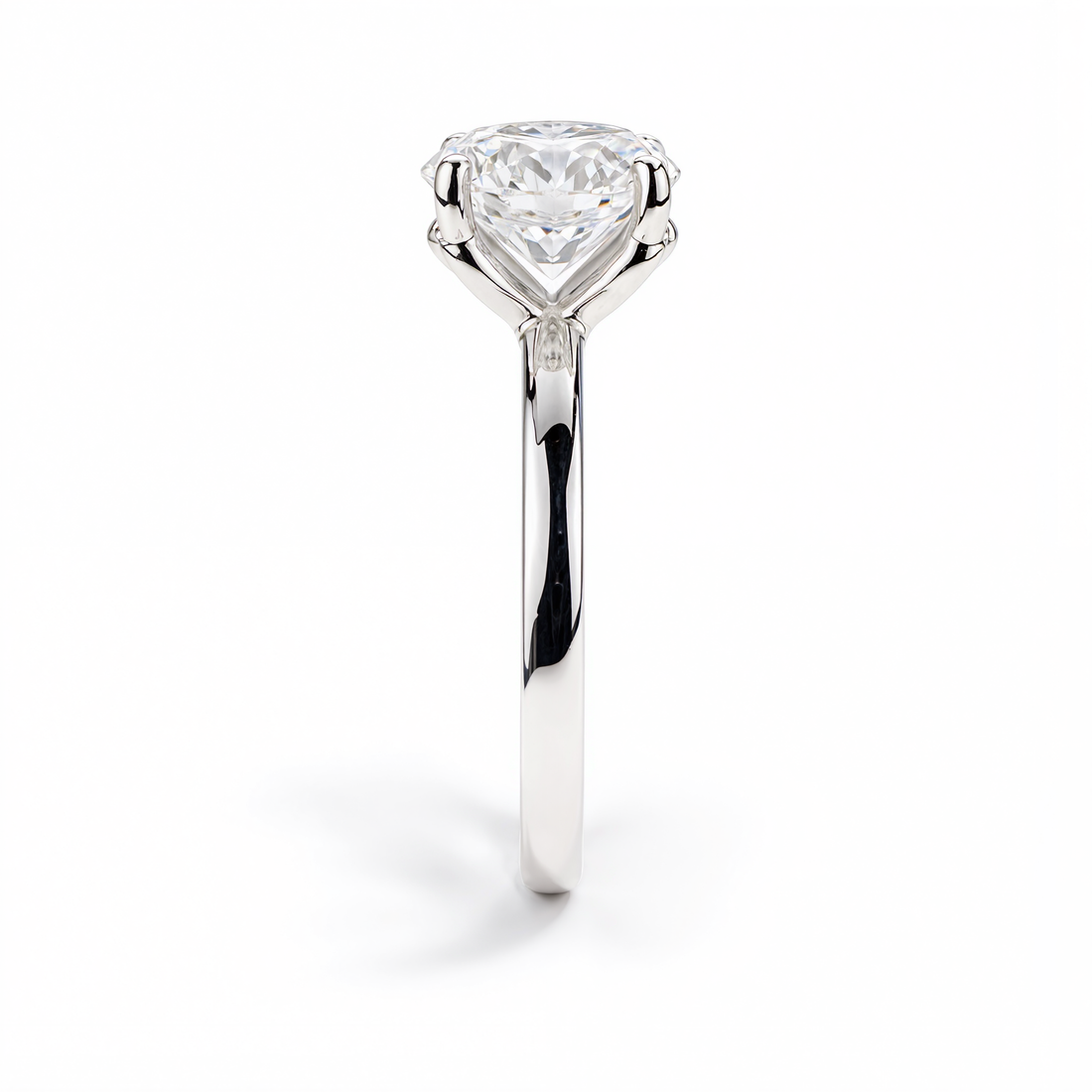 ROUND DIAMOND SOLITAIRE RING ( 2.07 CT)