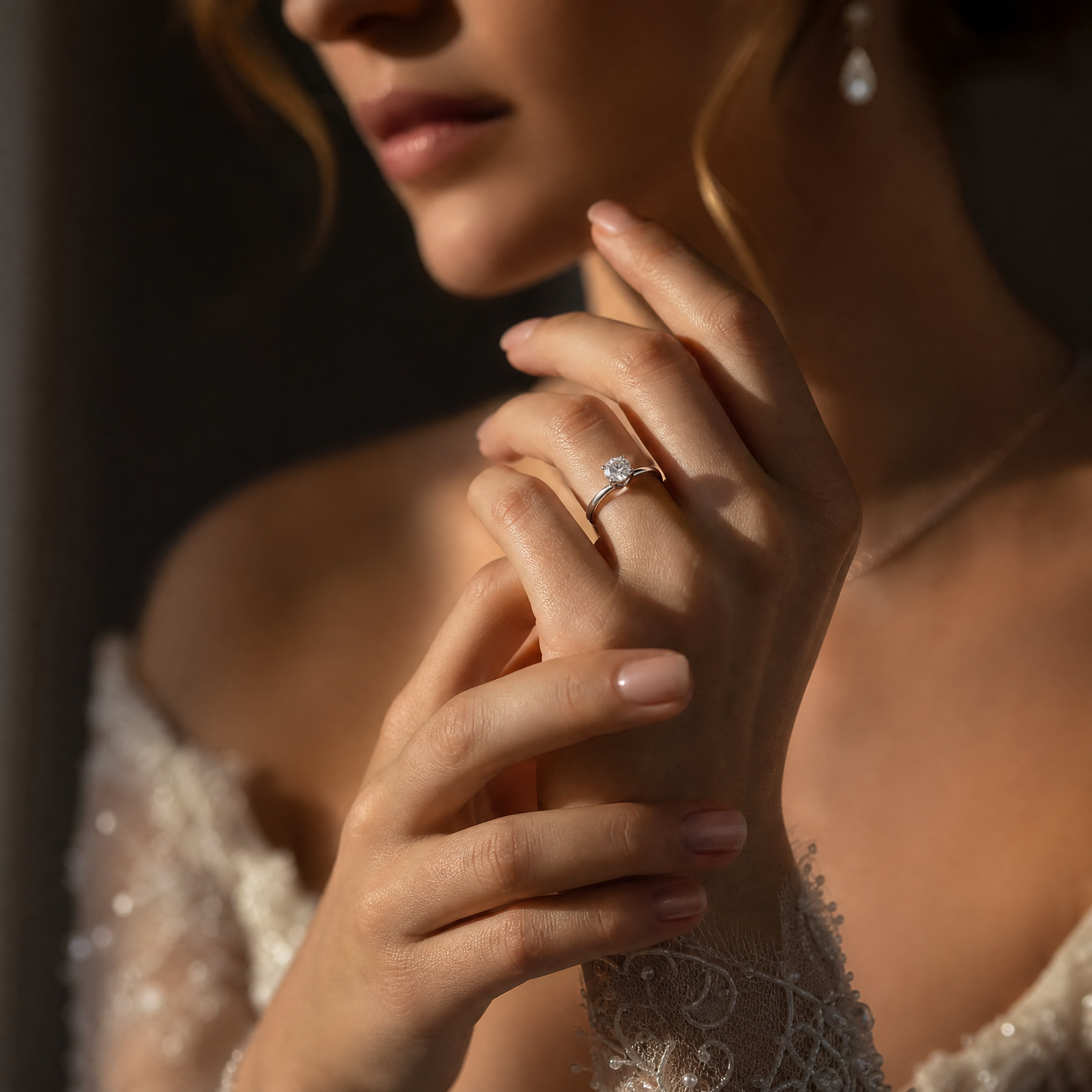 ROUND DIAMOND SOLITAIRE RING ( 2.07 CT)