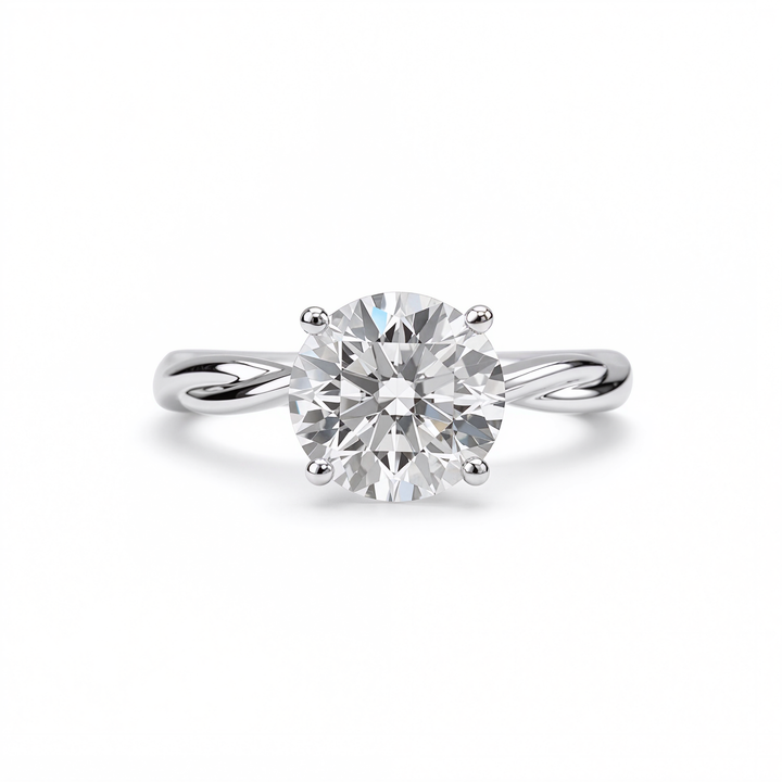 ROUND DIAMOND SOLITAIRE RING ( 2.26 CT)
