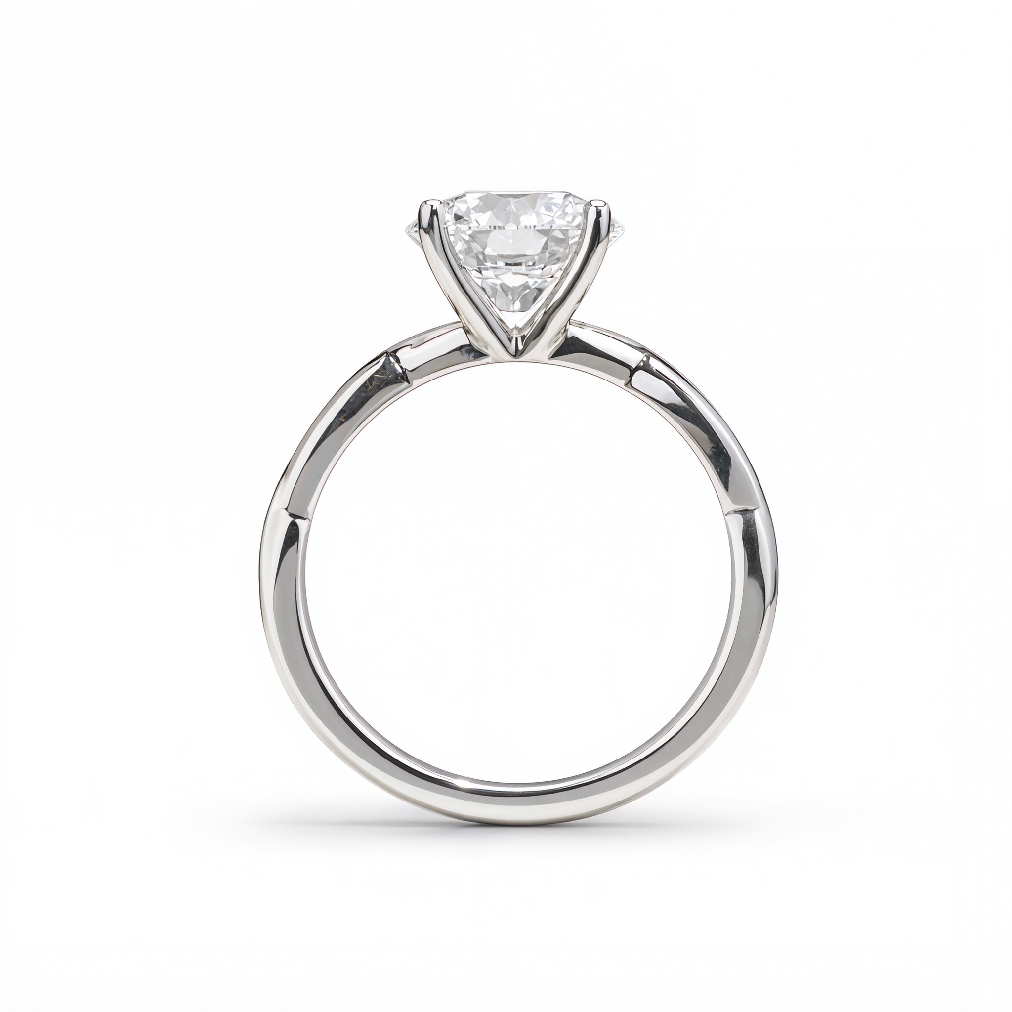 ROUND DIAMOND SOLITAIRE RING ( 2.26 CT)