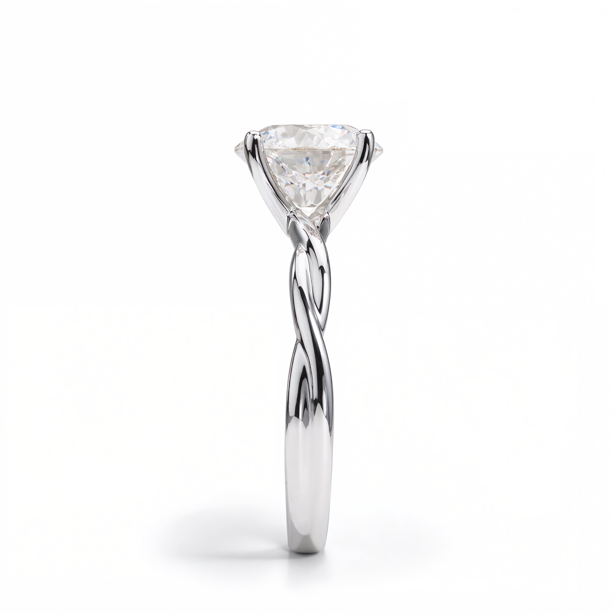 ROUND DIAMOND SOLITAIRE RING ( 2.26 CT)