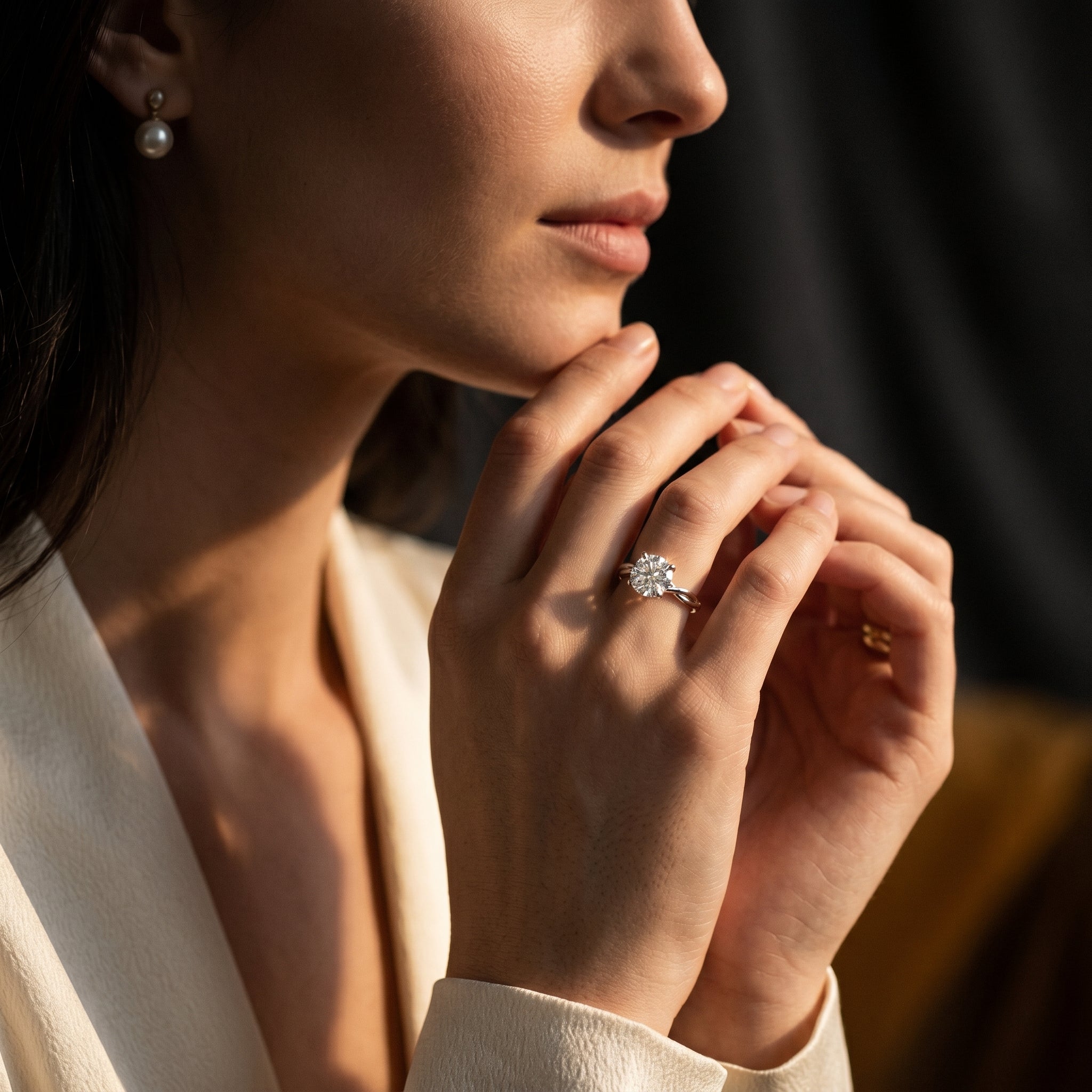 ROUND DIAMOND SOLITAIRE RING ( 2.26 CT)