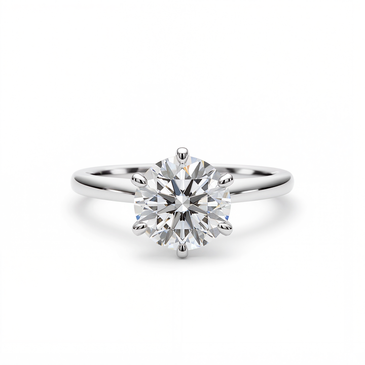ROUND DIAMOND SOLITAIRE RING ( 2.53 CT)