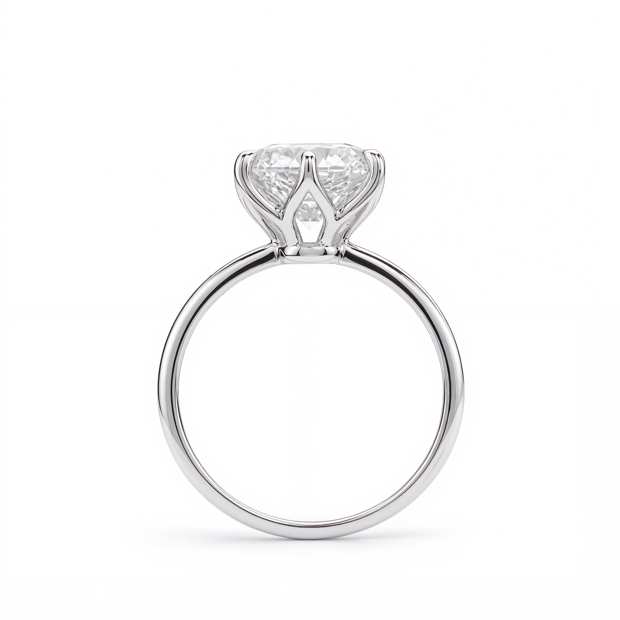 ROUND DIAMOND SOLITAIRE RING ( 2.53 CT)