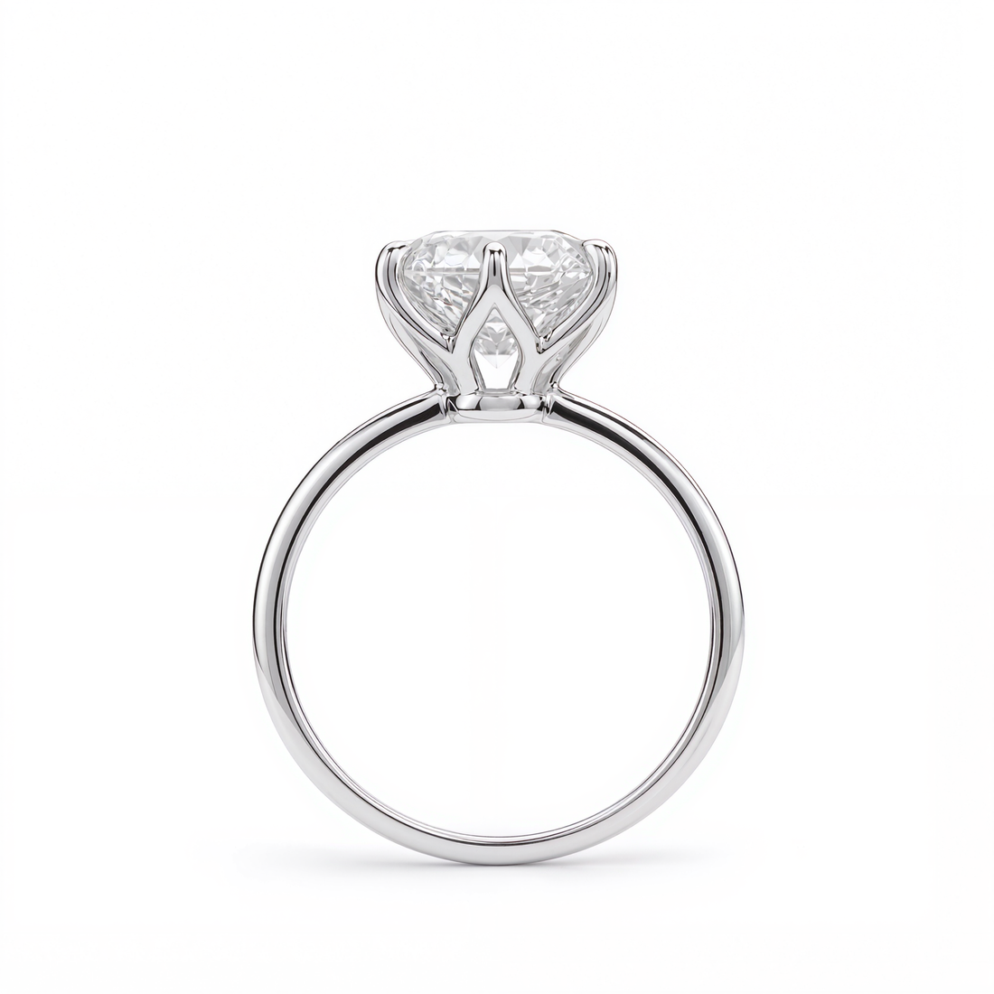 ROUND DIAMOND SOLITAIRE RING ( 2.53 CT)