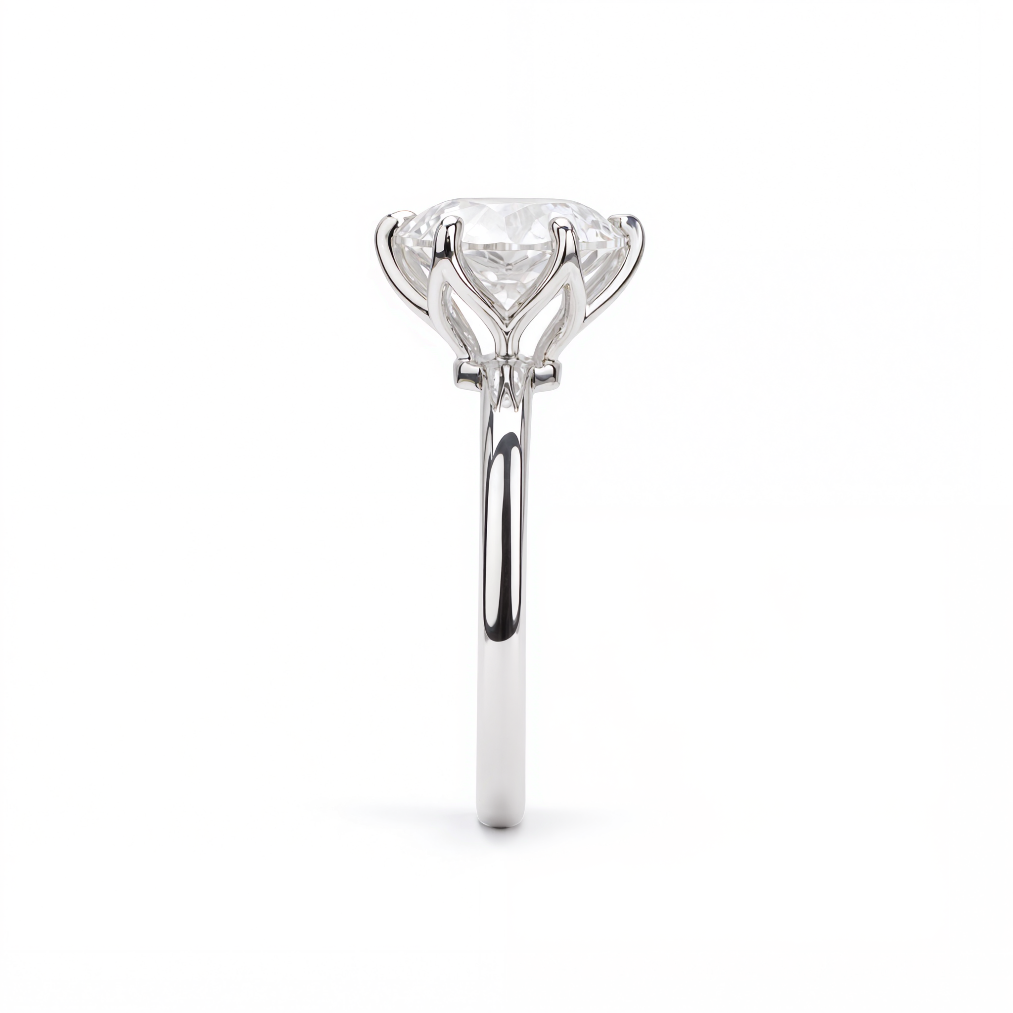 ROUND DIAMOND SOLITAIRE RING ( 2.53 CT)