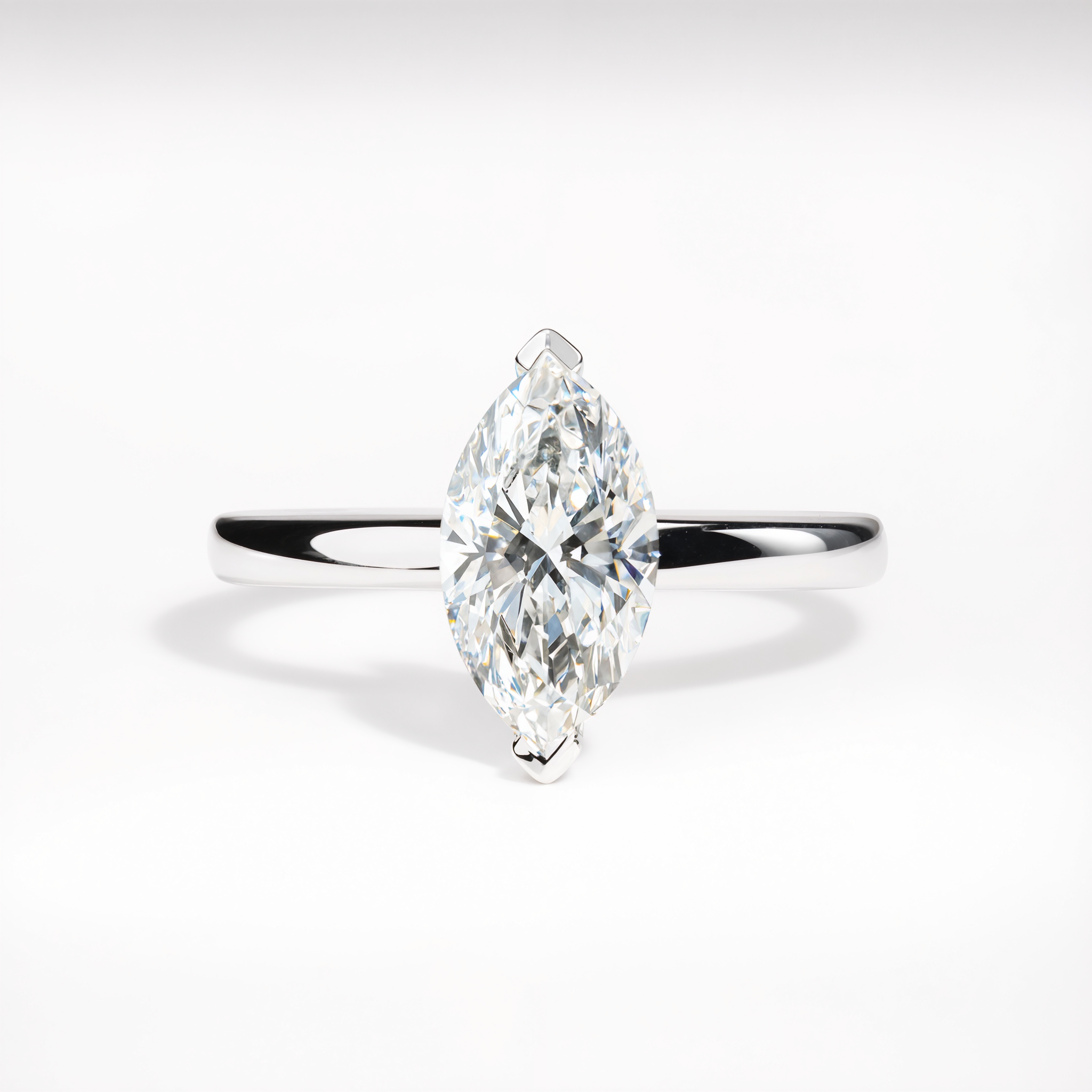 MARQUISE WITH HIDDEN HALO PAVE DIAMOND RING