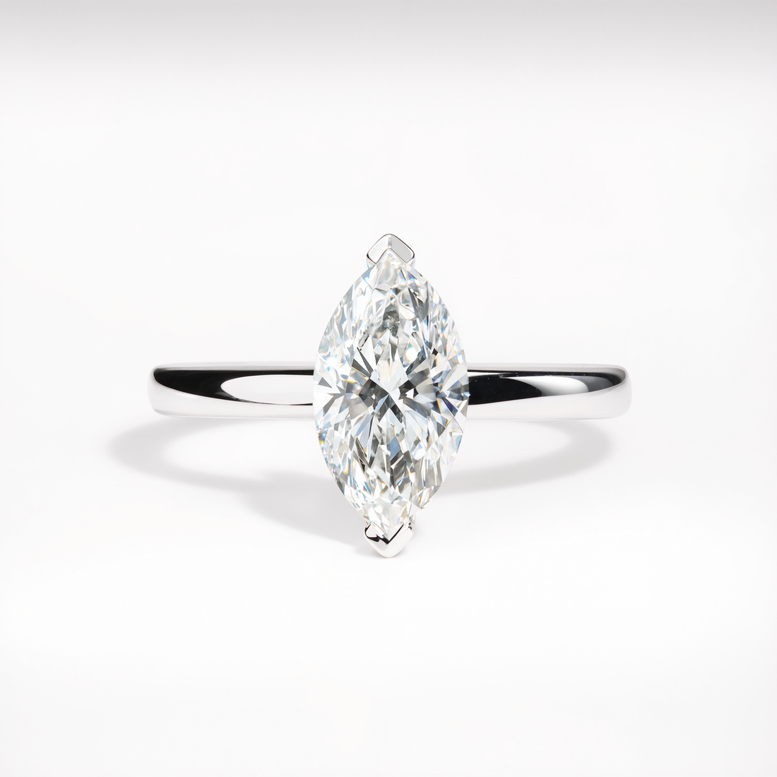 MARQUISE WITH HIDDEN HALO PAVE DIAMOND RING