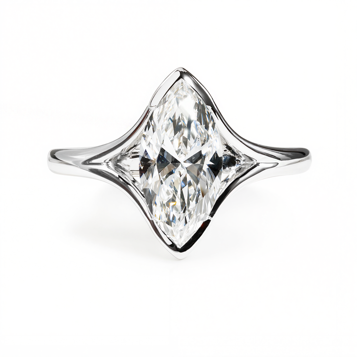 MARQUISE DIAMOND WITH SPLIT SHANK RING