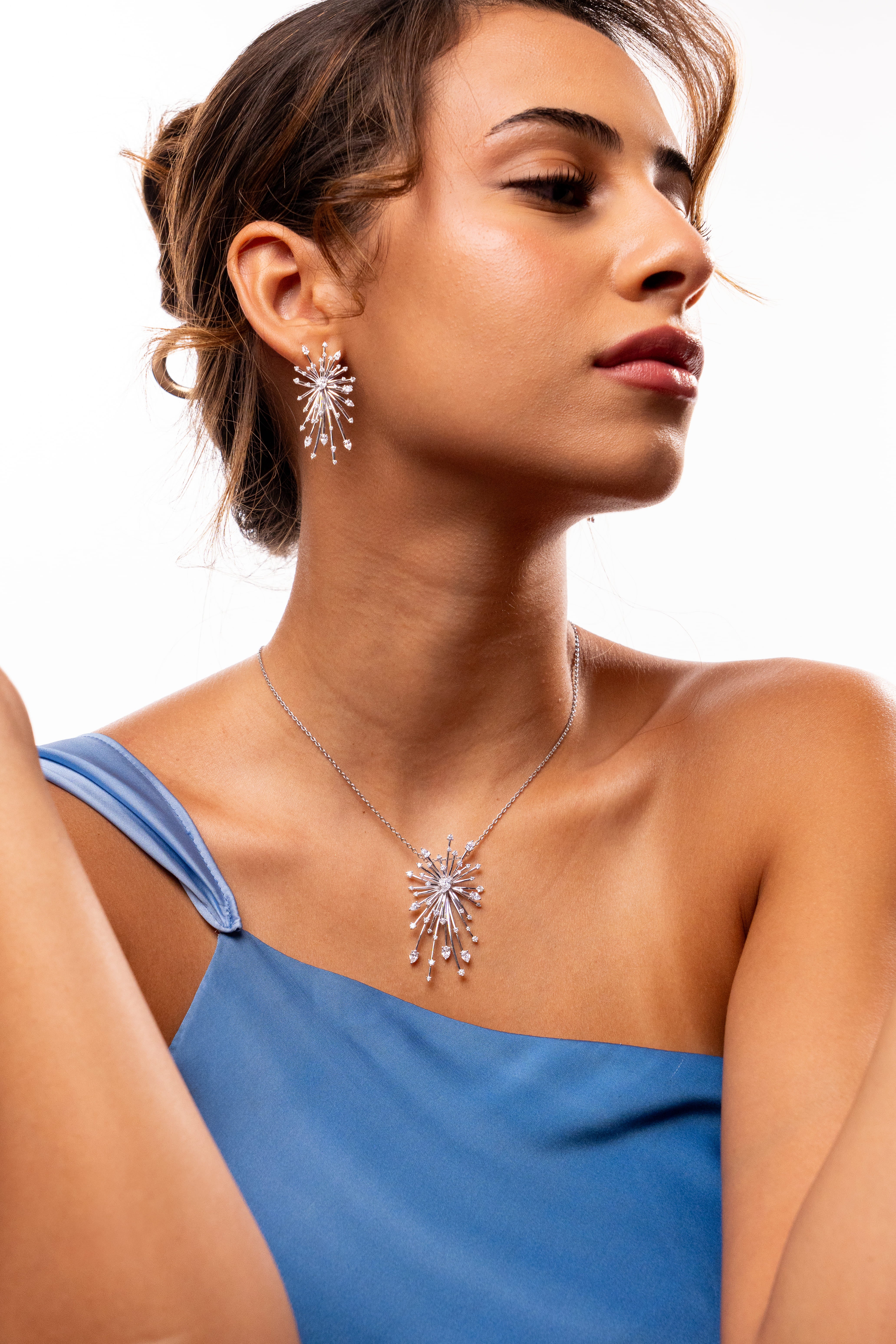 Firework Diamond Earrings