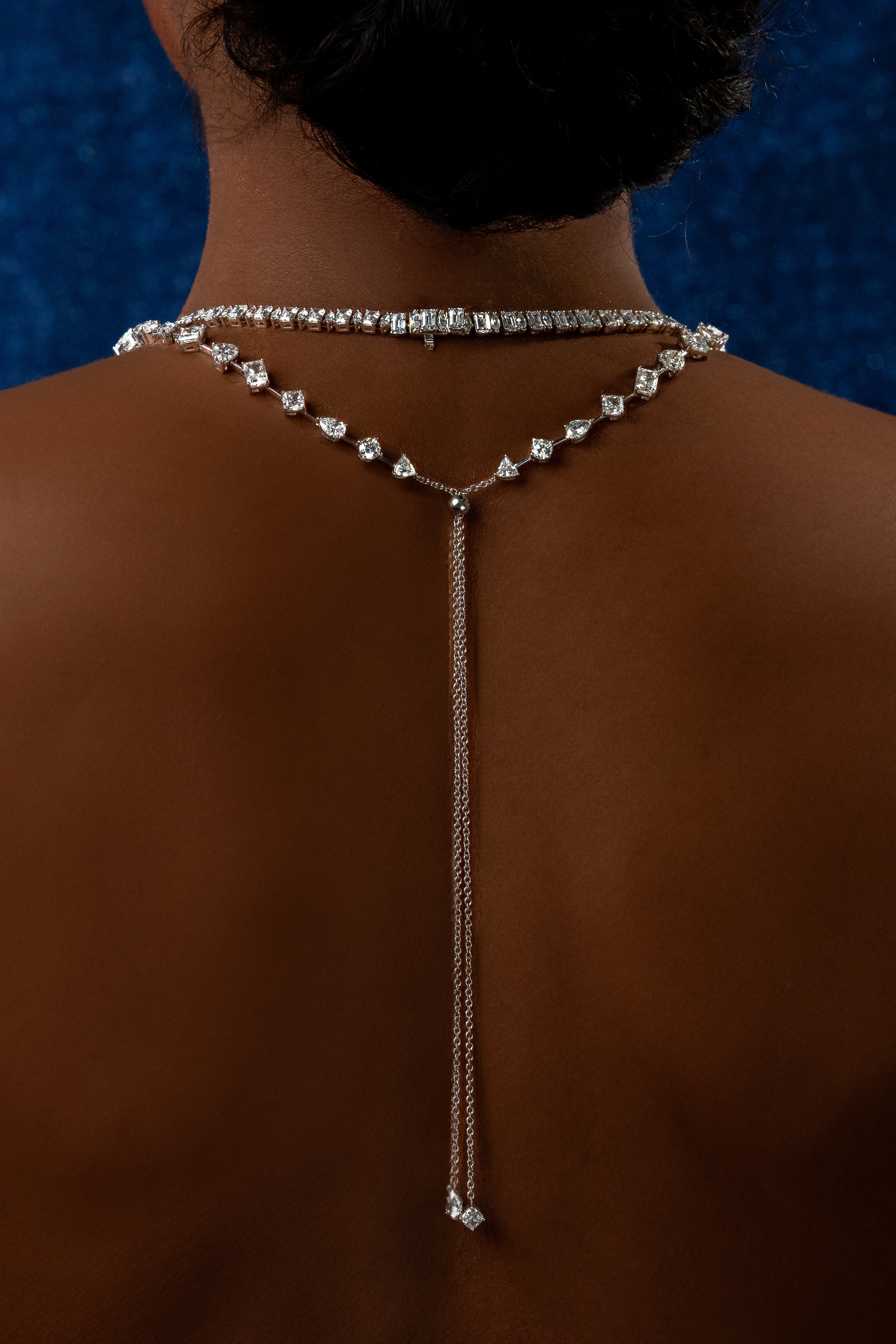 Fancy Diamond Tennis Choker