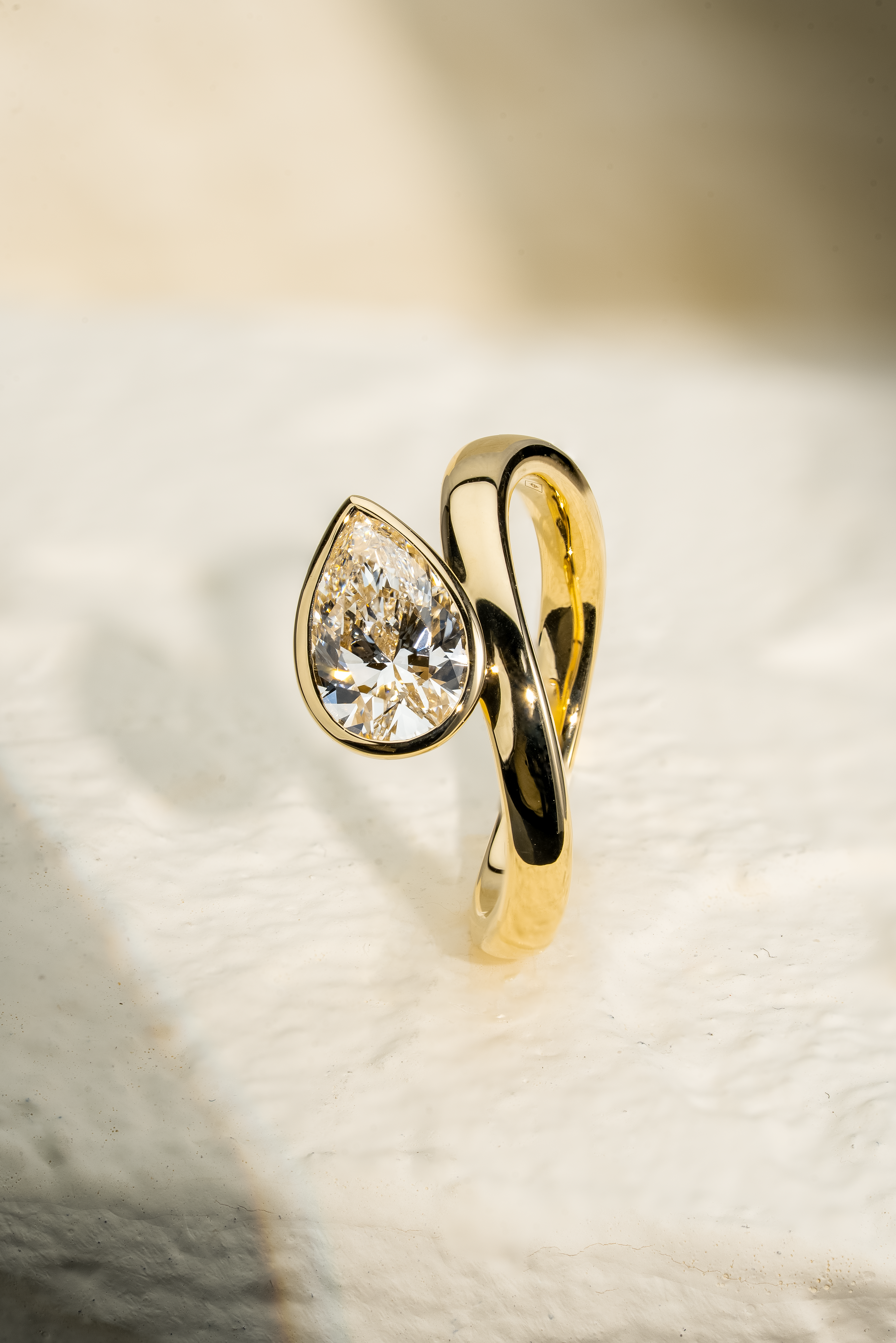 VIRELLE PEAR DIAMOND RING ( 1.22CT)