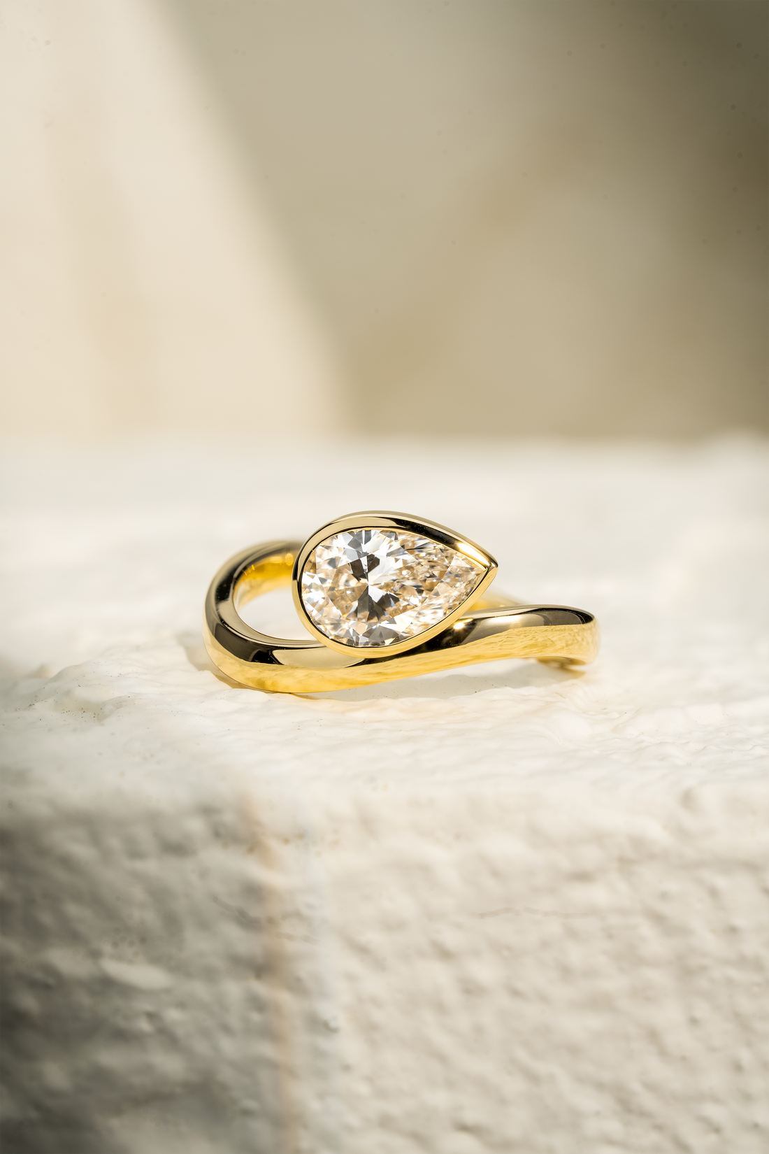VIRELLE PEAR DIAMOND RING ( 1.22CT)