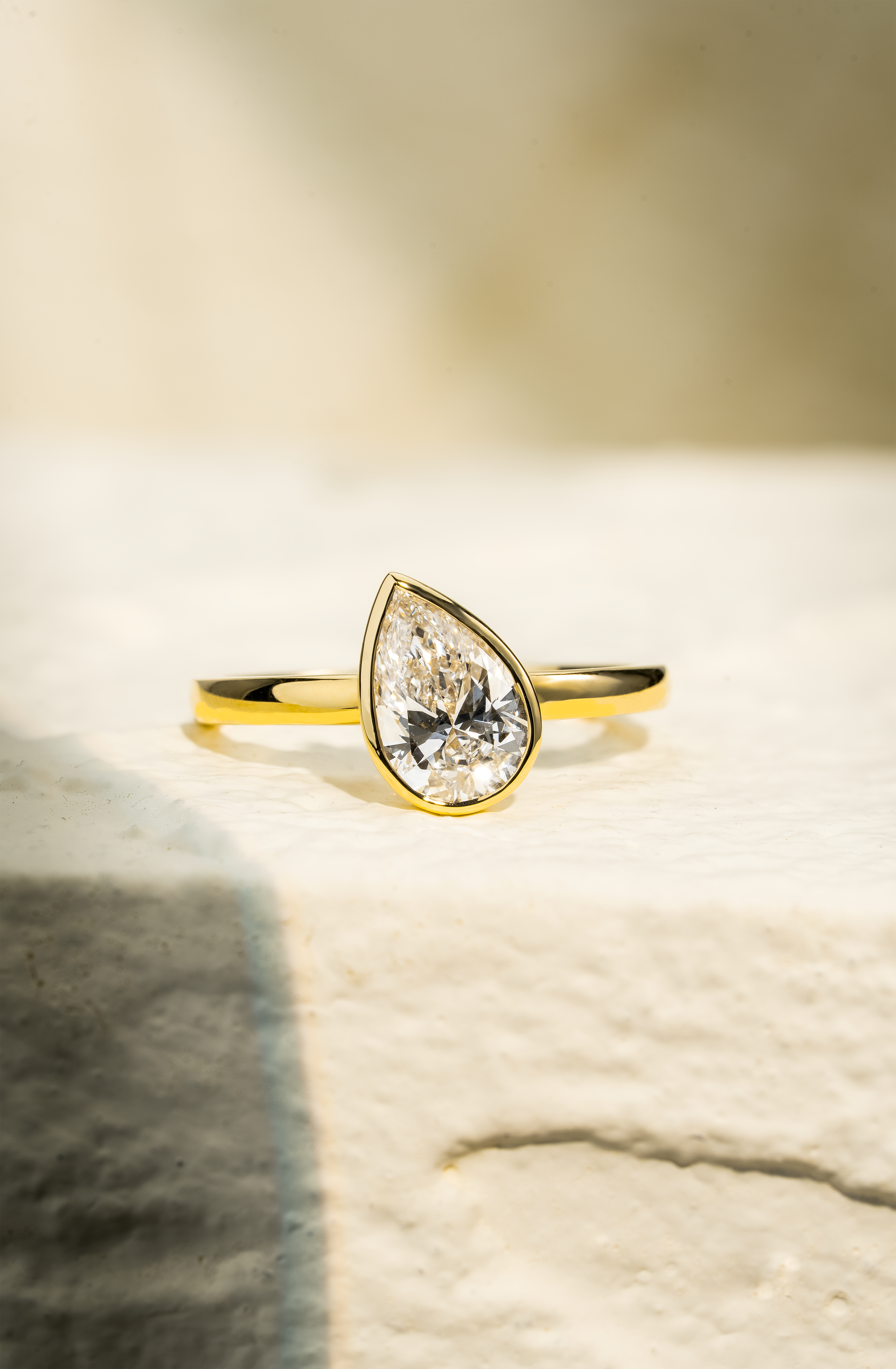 CLARA PEAR SOLITAIRE RING ( 1.13CT)
