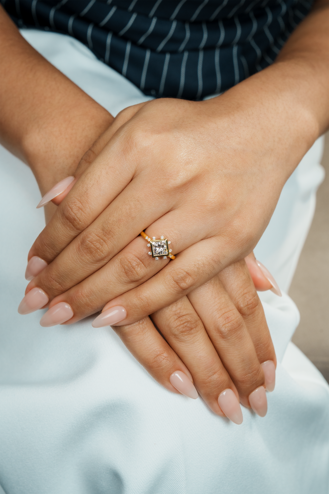 AURA PRINCESS DIAMOND RING ( 1.59CT)