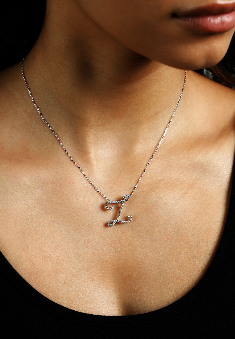 Pavé Initial Pendant – Z