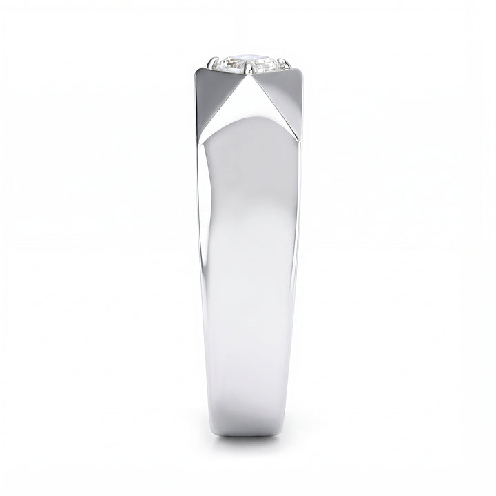 LOZENGES DIAMOND COUPLE RING W/G